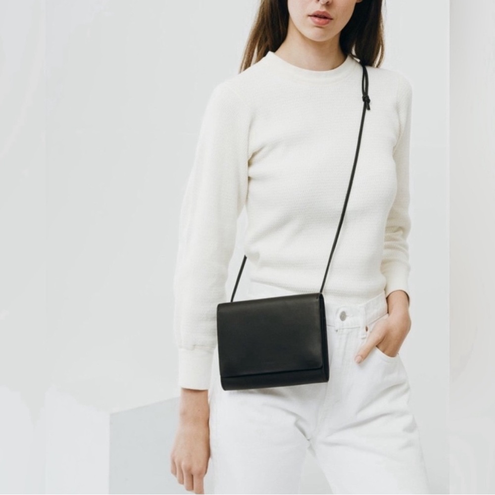 Baggu Compact Leather Crossbody